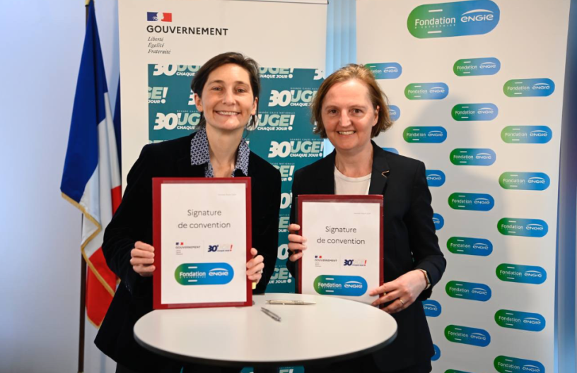 Signature convention fondation engie